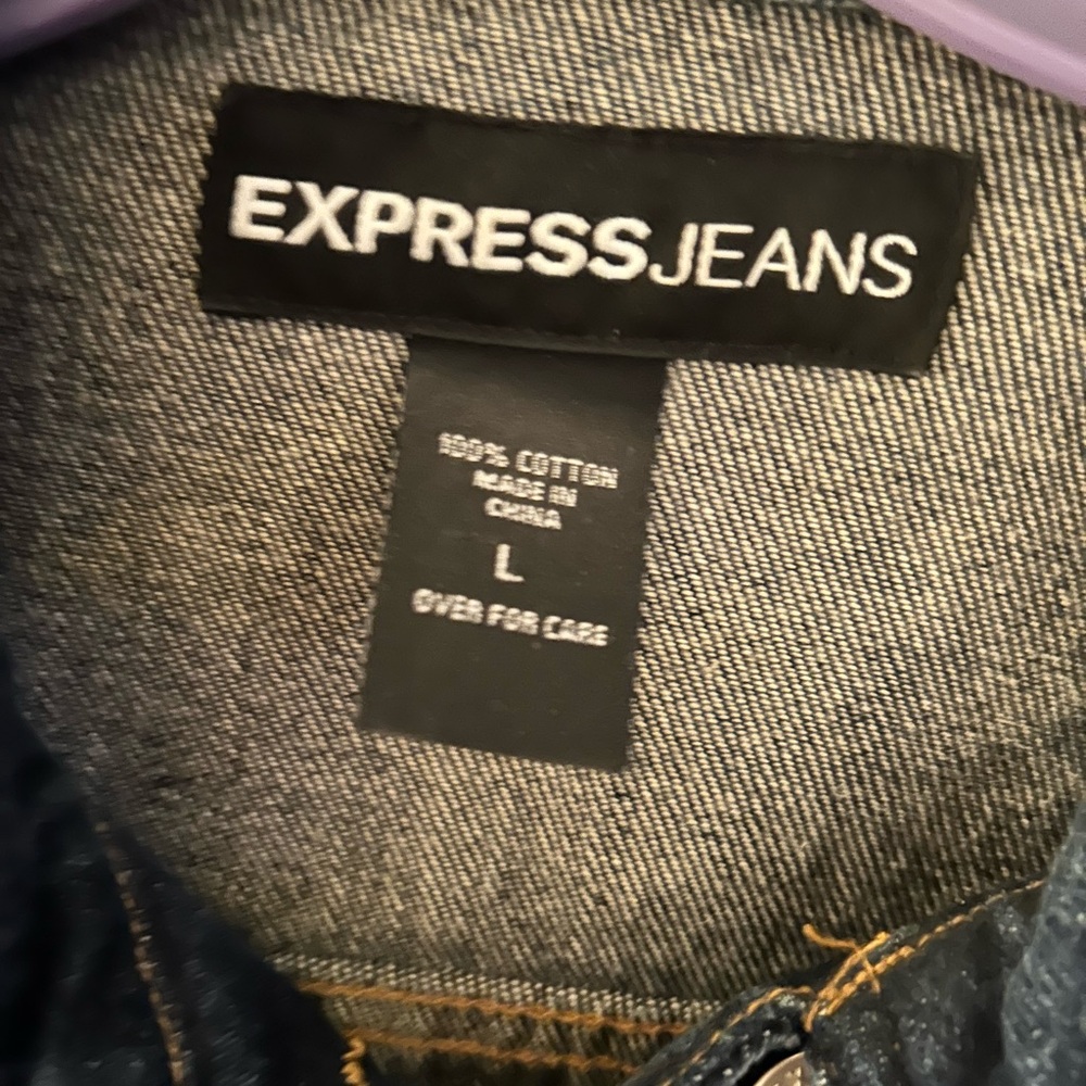 Express Dark Indigo Jean Jacket - Picture 2 of 2